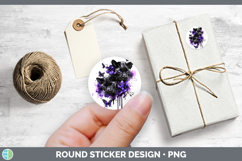 Wild Cats Purple Drips Black Panther Sticker Designs Product Image 1