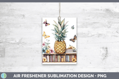 BS05 Bookshelf Pineapple Air Freshener Sublimation Car Fresh Product Image 1