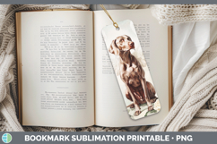 Dogs 01 Angel Weimaraner Bookmark Sublimation Printable Desi Product Image 1