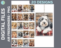 Dog Breed Air Freshener Bundle Sublimation Designs - Dogs 01 Product Image 27