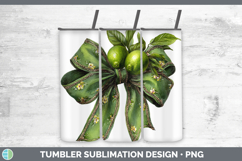 Fruit Bows Lime Tumbler Sublimation 20 oz Skinny Tumbler Des Product Image 1