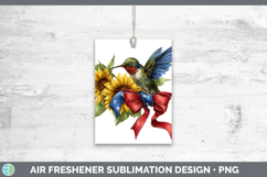 Animals Sunflower Patriotic Hummingbird Air Freshener Sublim Product Image 1