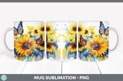 Pretty Butterflies Mug Wrap | Bundle Coffee Cup Designs Product Image 5