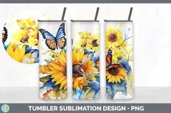 Pretty Butterflies Tumbler | Bundle 20 oz Skinny Tumbler Des Product Image 5