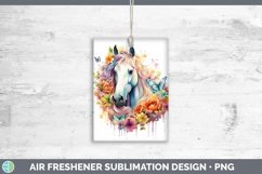 Watercolor Horse Air Freshener | Bundle Car Freshener Design Product Image 2