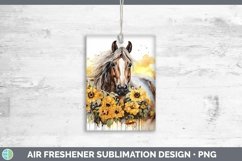 Watercolor Horse Air Freshener | Bundle Car Freshener Design Product Image 4