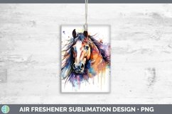 Watercolor Horse Air Freshener | Bundle Car Freshener Design Product Image 7