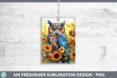 Watercolor Owl Air Freshener | Bundle Car Freshener Designs Product Image 5
