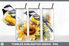 Pretty Chickadee Bird Tumbler | Bundle 20 oz Skinny Tumbler Product Image 4