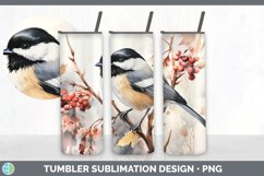Pretty Chickadee Bird Tumbler | Bundle 20 oz Skinny Tumbler Product Image 6