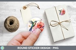 Watercolor Hummingbird Stickers | Round Labels Bundle Product Image 2