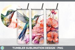 Pretty Hummingbird Bird Tumbler | Bundle 20 oz Skinny Tumble Product Image 2