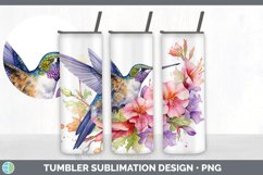 Pretty Hummingbird Bird Tumbler | Bundle 20 oz Skinny Tumble Product Image 3