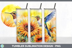 Pretty Hummingbird Bird Tumbler | Bundle 20 oz Skinny Tumble Product Image 4