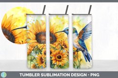 Pretty Hummingbird Bird Tumbler | Bundle 20 oz Skinny Tumble Product Image 5