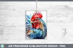 Watercolor Chicken Air Freshener | Bundle Car Freshener Desi Product Image 7