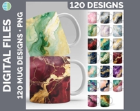 Watercolor Mug Wrap PNG Sublimation Designs Mega Bundle Product Image 27