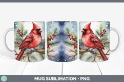 Christmas Cardinal Mug Wrap | Bundle Coffee Cup De Product Image 3