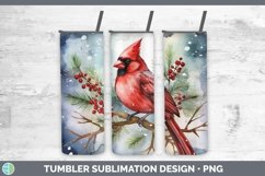 Christmas Christmas Cardinal Tumbler | Bundle 20 oz Skinny T Product Image 3