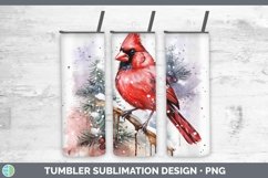 Christmas Christmas Cardinal Tumbler | Bundle 20 oz Skinny T Product Image 4