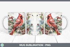 Christmas Cardinal Mug Wrap | Bundle Coffee Cup De Product Image 5