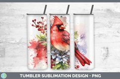 Christmas Christmas Cardinal Tumbler | Bundle 20 oz Skinny T Product Image 6