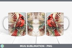 Christmas Cardinal Mug Wrap | Bundle Coffee Cup De Product Image 7