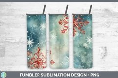 Christmas Christmas Snowflakes Tumbler | Bundle 20 oz Skinny Product Image 2