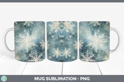 Christmas Christmas Snowflakes Mug Wrap | Bundle Coffee Cup Product Image 3