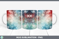 Christmas Christmas Snowflakes Mug Wrap | Bundle Coffee Cup Product Image 4
