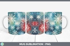 Christmas Christmas Snowflakes Mug Wrap | Bundle Coffee Cup Product Image 5