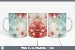 Christmas Christmas Snowflakes Mug Wrap | Bundle Coffee Cup Product Image 7