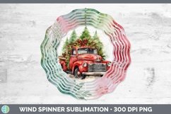 Christmas Vintage Truck Wind Spinner | Bundle Spinner Design Product Image 3