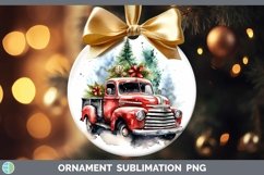Christmas Vintage Truck Ornament | Bundle Bauble Designs Product Image 7