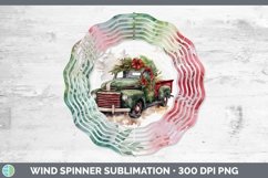 Christmas Vintage Truck Wind Spinner | Bundle Spinner Design Product Image 8
