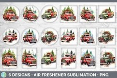 Christmas Vintage Truck Air Freshener | Bundle Car Freshener Product Image 2