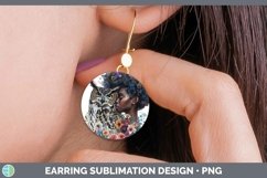 GorgeousMIDJOURNEY Round Earrings design.