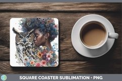 GorgeousMIDJOURNEY Square Coaster design.