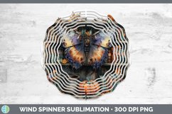 Book Halloween Butterfly Wind Spinner Sublimation Spinner De Product Image 1