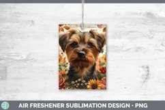 GorgeousAutumn Sunflower Dog Air Freshener design.