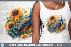 Autumn Boho Peacock Shirt Sublimation Sublimation Background Product Image 1
