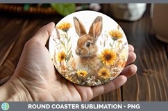 GorgeousAutumn Boho Round Coaster design.