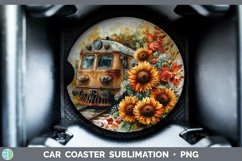 GorgeousAutumn Boho Car Coaster design.