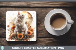GorgeousAutumn Boho Square Coaster design.