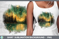 Autumn Boho Northern Lights Shirt Sublimation Sublimation Ba Product Image 1