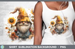 Autumn Boho Gnome Shirt Sublimation Sublimation Background D Product Image 1