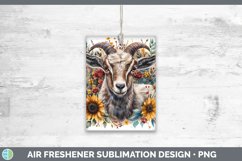 Autumn Boho Goat Air Freshener Sublimation Car Freshener Des Product Image 1