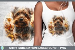 Autumn Boho Yorkshire Terrier Shirt Sublimation Sublimation Product Image 1