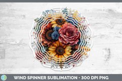 GorgeousSunflower Boho Wind Spinner design.
