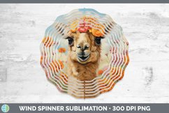 Boho Baby Camel Wind Spinner Sublimation Spinner Designs Product Image 1